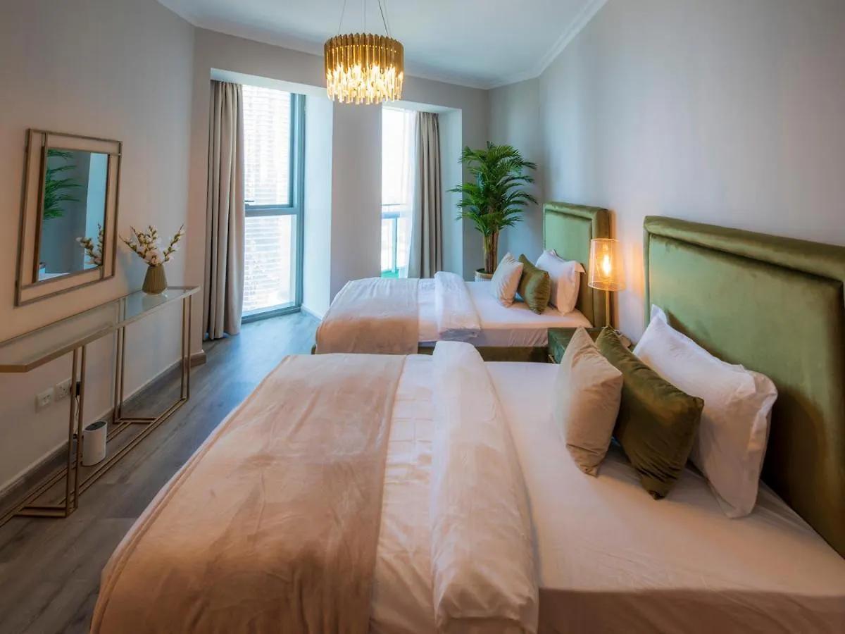 First Class 3Br With Full Dubai Skyline & Sea View Lägenhet