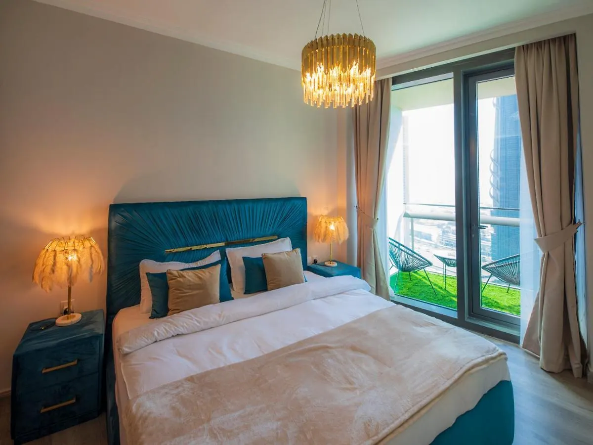 First Class 3Br With Full Dubai Skyline & Sea View Lägenhet